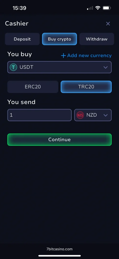 7bit casino payment