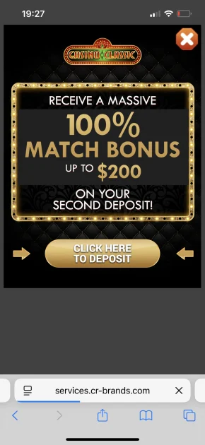 Casino Classic Bonus