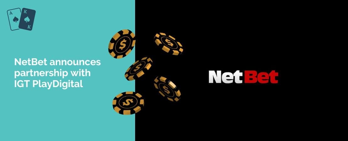 NetBet announces partnership with IGT PlayDigital