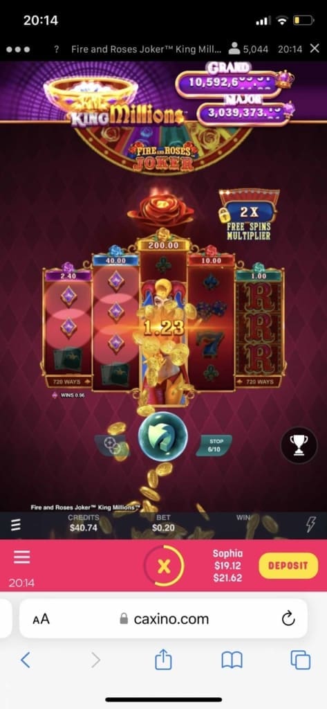 Caxino Casino Screen