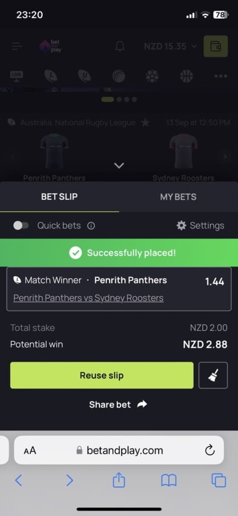 BetandPlay Bonus