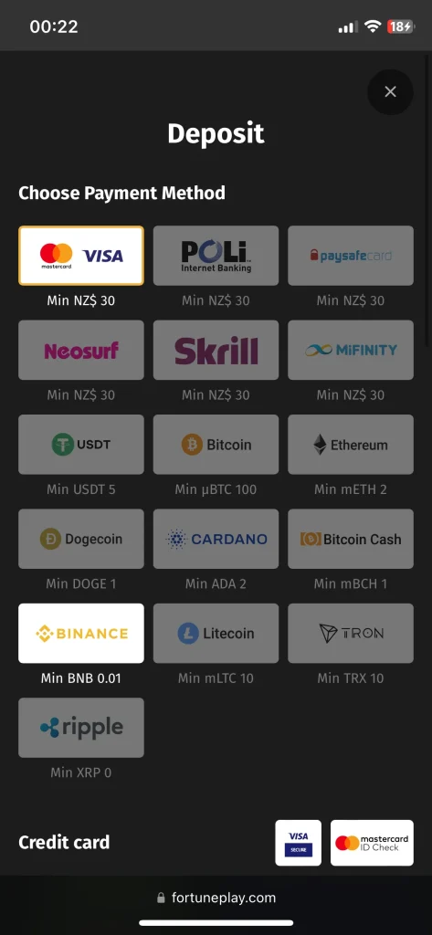 Fortune Play Casino Deposit