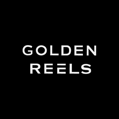 golden reels white logo