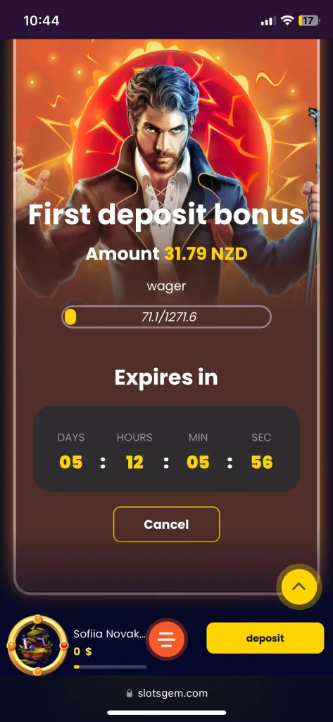 SlotsGem Casino Bonus