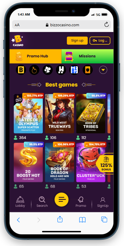 bizzo casino 1.1
