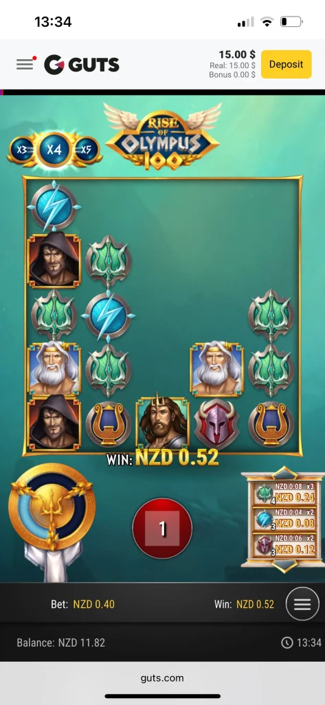 guts casino game