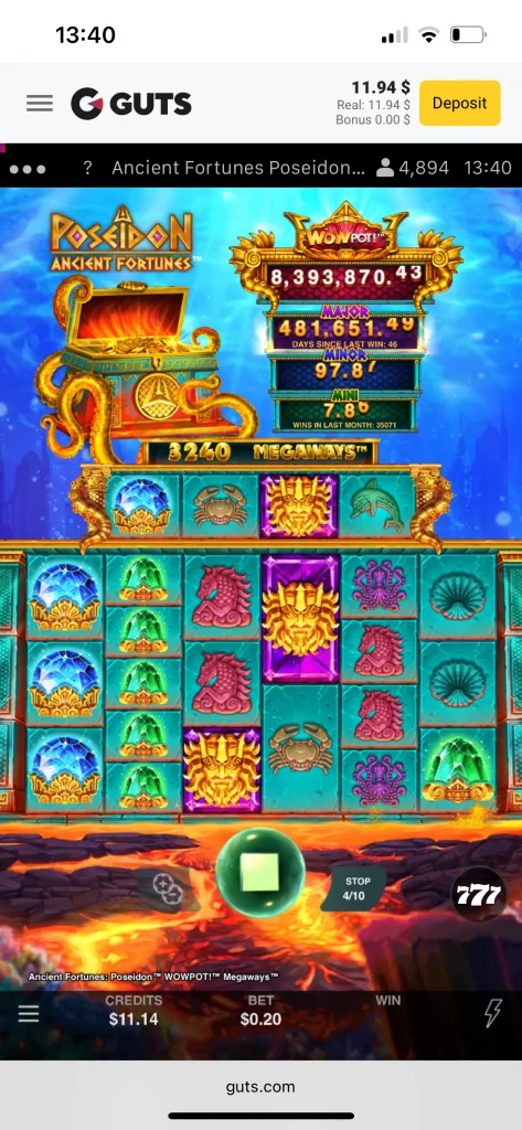 guts casino game