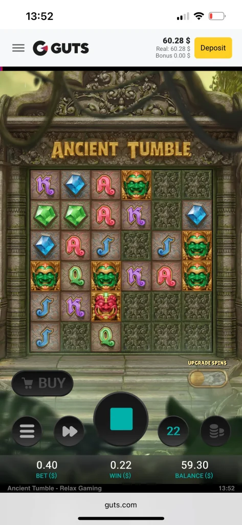 guts casino game