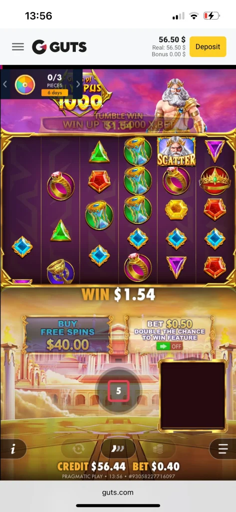 guts casino game