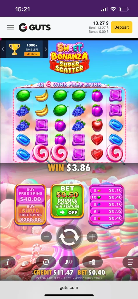 guts casino game
