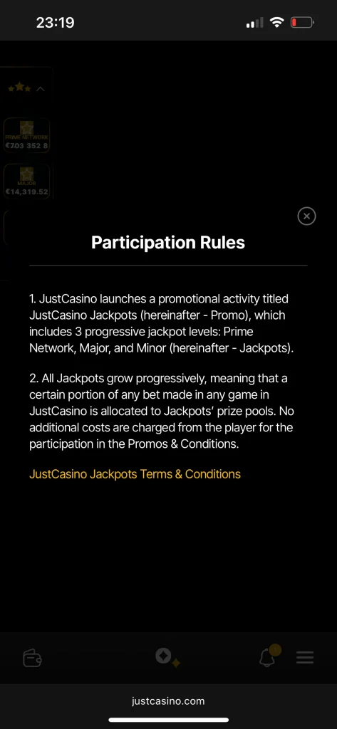Just Casino Rules