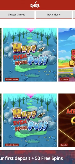 barz casino games