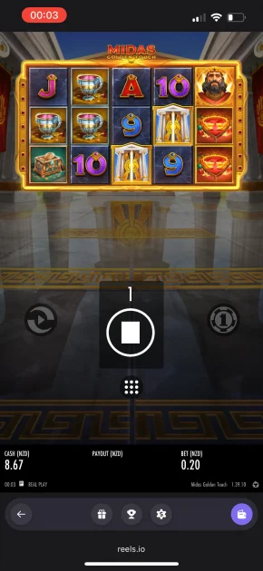 Reels.io casino game