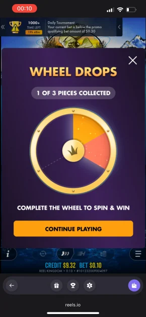 Reels.io casino game