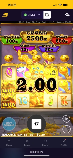 SpinBit Casino Game