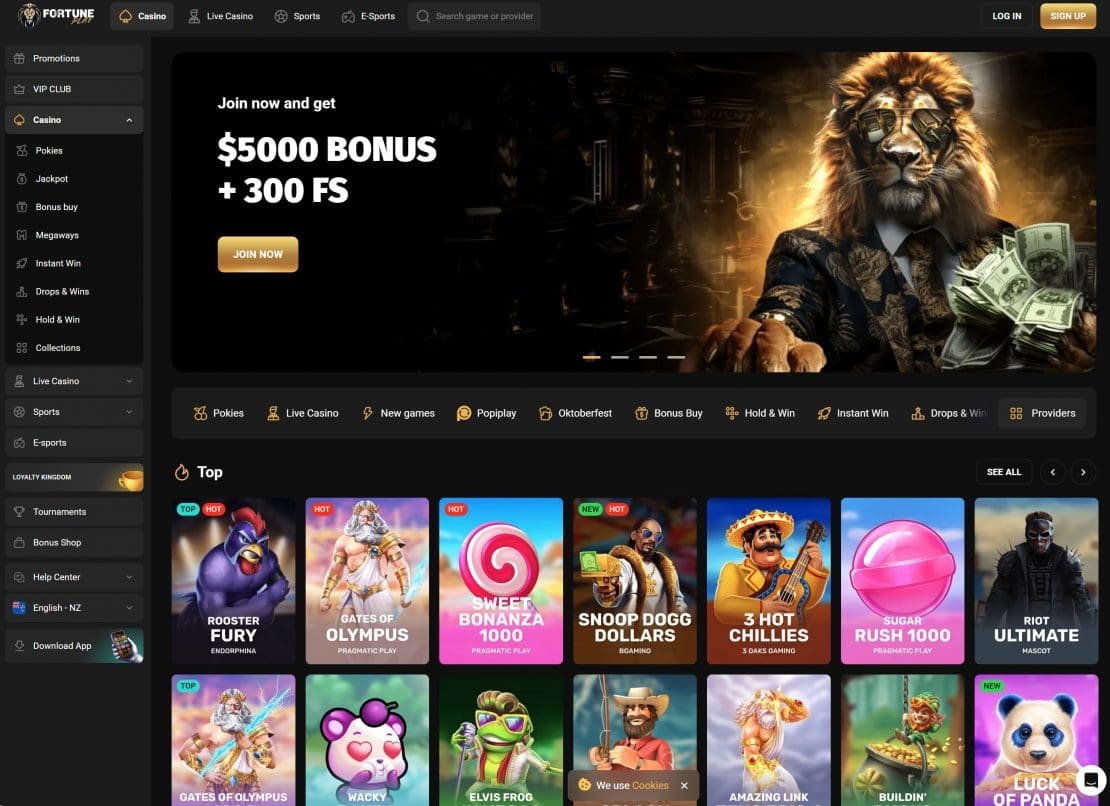 Fortune Play is one of the fastest payout online casinos