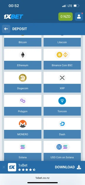 1xbet casino deposit