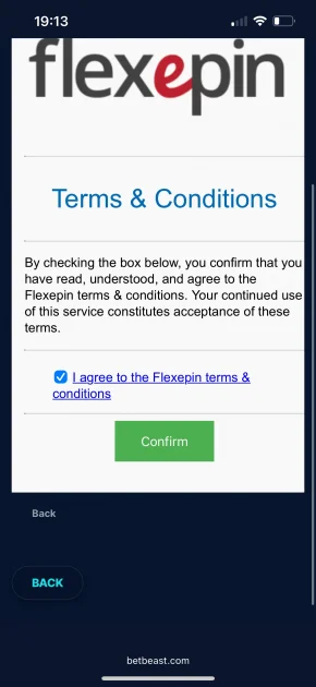 BetBeast Casino deposit