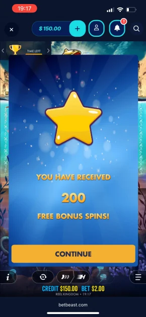 BetBeast Casino game