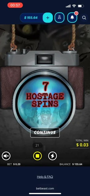 BetBeast Casino game