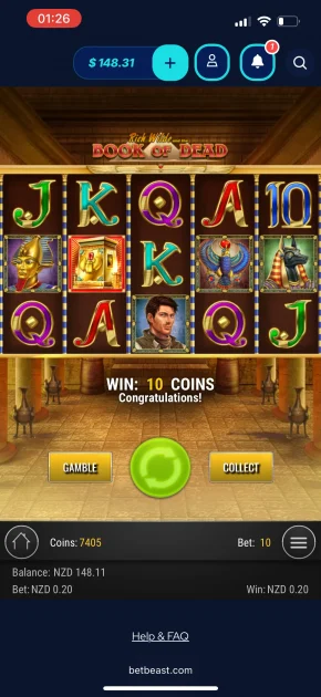 BetBeast Casino game