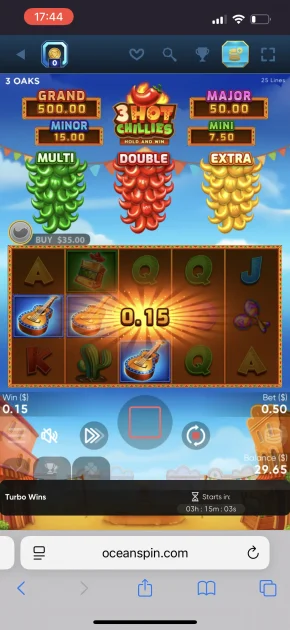 Oceanspin Casino game