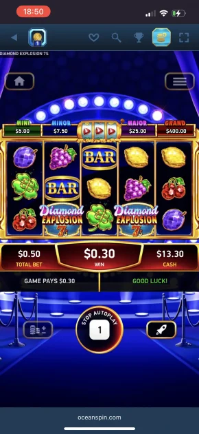 Oceanspin Casino game