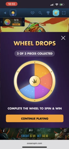 Oceanspin Casino game