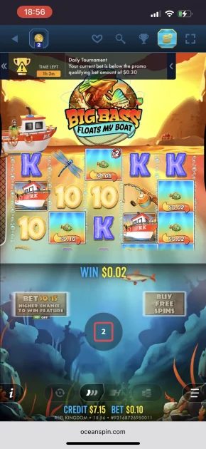 Oceanspin Casino game