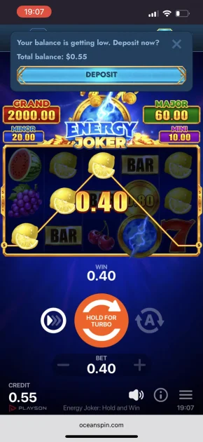 Oceanspin Casino game